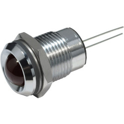 CML 19220001 Flashing LED Indicator Lamp Green 12V DC 14mm