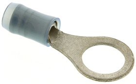 Zacisk oczkowy rozmiar przewodu 2mm² Ø , M8 izolowany średnica wew 8.33mm Niebieski TE Connectivity