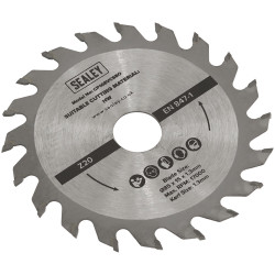 Sealey SM85B20 20tpu Circular Saw Blade &#xD8;85 x 15 x 1.3mm