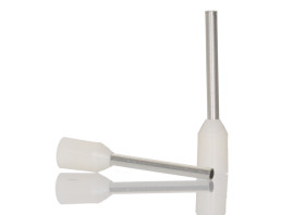 Końcówka tulejkowa izolowana 0.5mm² długość 12mm Biały średnica 1.0mm Izolowane RS PRO