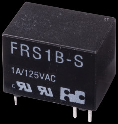 Subminiature relay FRS1 12 VDC, 1 changer 1 A
