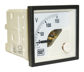 Woltomierz analogowy AC wycięcie: 45 x 45 mm Sifam Tinsley 0 → 150V ac