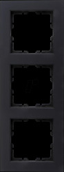 402715007 HK07 - 3-way cover frame, anthracite