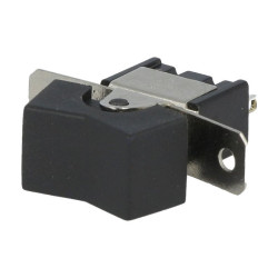 Przełącznik 3poz.(ON)-OFF-(ON) ROCKER czarny 3A 250V AC