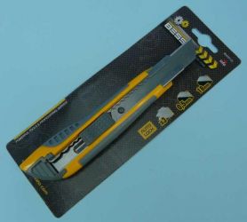 NÓŻ Z ŁAM.OSTRZEM 18mm MET.PROWADNIC BES