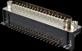 D-SUB plug, 37-pin, angled, RM 9.4