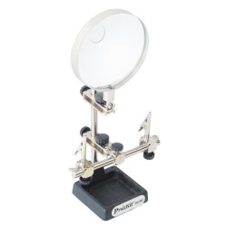 UCHWYT MONTAŻOWY TRZECIA RĘKA Z LUPĄ SN-392 PROSKIT