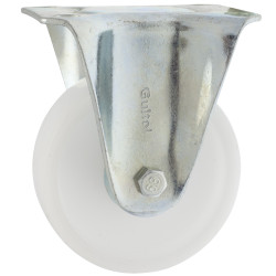 Koło samonastawne średnica kabla 100mm Płyta Guitel Hervieu 200kg wysokość całkowita 130mm