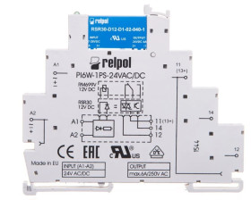 Przekaźnik interfejsowy 1Z 6A 24VAC/DC AgSnO2 PIR6W-1PS-24VAC/DC-O 857212