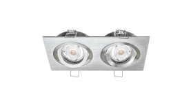 Oprawa Jota K/2 Podwójna Srebrna Drapana