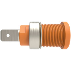 Sch&#xFC;tzinger SEB 6452 Ni/OR Safety Socket Orange 1pc