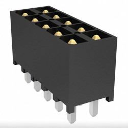 Wtyk PCB 50-pinowe raster: 2.54mm 2-rzędowe Samtec Przewlekany