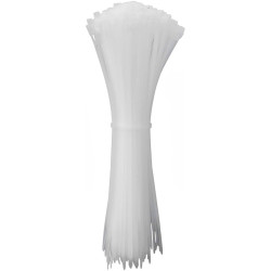 Quadrios 24CA326 Cable tie UV-proof White 100 mm 2.5 mm 100 pcs