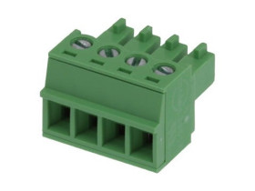 3.81MM EURO PLUG RA GRN 4CKT