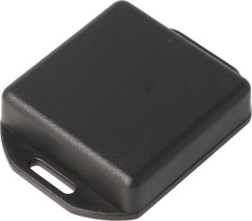 ABS miniature enclosure, (L x W x H) 50 x 50 x 15 mm, black (RAL 9005), IP54, 1551SFLBK