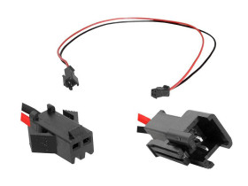 Szybkozłączka DC z kabelkami 2x mała