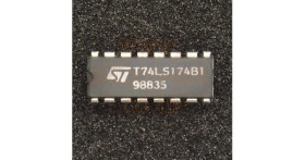 74LS174 (T74LS174B1) hex D-type flip flop - STM