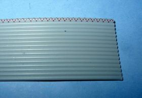 16x28AWG RASTER 1,27mm SZARA FLAT KABEL