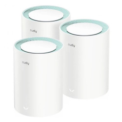 CUDY M1300(3-Pack) Mesh, WiFi 5, 2,4GHz/5GHz, Gigabit