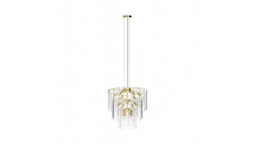 Lampa Wisząca W Stylu Glamour Nira Złota, Do Salonu Nad Stół - Md3523-14L-Egn...