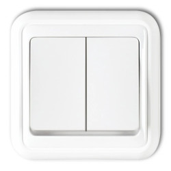 LIZA Łącznik świecznikowy podświetlany biały WPT-2L