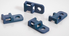 Mounting base, PA, blue, self-adhesive, (L x W x H) 20.7 x 10.3 x 5.1 mm, 151-00997