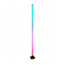 Lampa stojąca RGB, muzyczna Czarna, TUYA + pilot, zasilanie USB