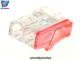 SzybkozĹÄczka 2x1,5-2,5mm2 transparentna x1szt.