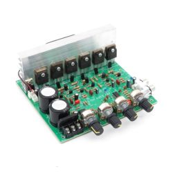 Wzmacniacz audio 2x100W z wyjściem subwoofera 120W