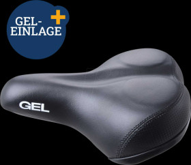 Bicycle gel saddle, touring and CTB