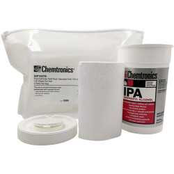 Chemtronics SIP100K Cleaning Tissue: 200 Alcohol Wipes for Fibre Optics