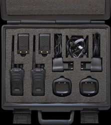 20283 PMR radio, radio case, set of 2, black