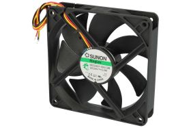 Wentylator; MEC0252V1-000U-G99; 120x120x25mm; magnetyczne Vapo; 24V; DC; 5W; 183,9m3/h; 44,5dB; 207mA; 3100RPM; 3 przewody; Suno