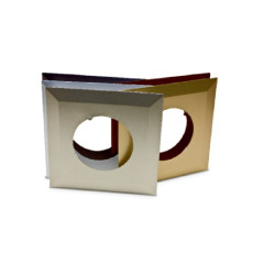 Osłonka pod wyłącznik podtynkowy (osłona ściany) BRĄZ W-90648 OW-1