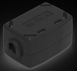 Folding ferrite, cable Ø 6-7.5 mm, (L x W x H) 40 x 24 x 20 mm, 74271131S