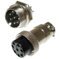 Złącze przem. DS-11-10-8B6 8pin (wt+gn) przemysłowe