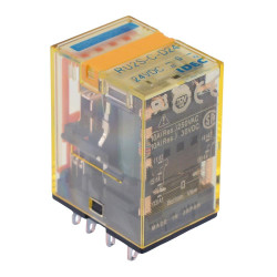 RU2S-C-D24 24VDC Plug In Power Relay 10A DPDT IDEC