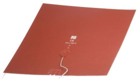 Silicone Heater Mat 396 W 240 V Ac 300 X 300 (Square)Mm