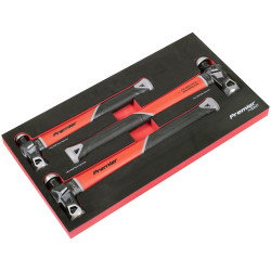 Sealey AK2033 Premier Ball Pein Hammer Set with Fibreglass Shafts 3pc