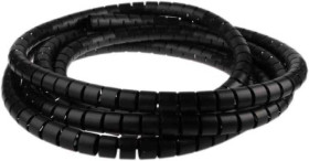 Opaska spiralna, materiał: PA 6, kolor: Czarny, RS PRO