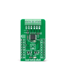 MikroElektronika Narzędzie rozwojowe z kategorii czujniki AD7780do uzytku z: Gniazdo mikroBUS Płyta rozszerzenia Ogniwo