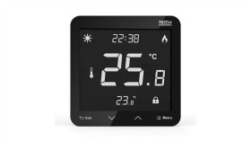 Tech R-10S Plus - Regulator Pokojowy Do Listwy L-10 Przewodowy Kolor Czarny