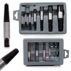 Zestaw wykrętaków do zerwanych śrub 8szt. KraftiDele