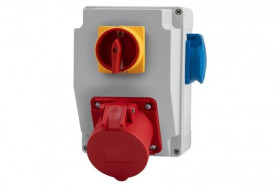 Rozdzielnia RS-KOMBI - gniazda 16A 5p, 230V, 0/1 (16A-Z)