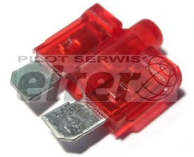 Bezpiecznik samochodowy UNI 10A + LED