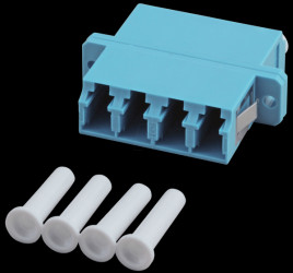 53355.32 LC 4 quad adapter ,Multimode OM3,sleeve