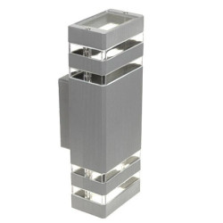 Oprawa elewacyjna Santa 2x GU10 szara RAL7040