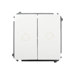 Przycisk żaluzjowy biały BMZ1.01/11 Kontakt-Simon Basic