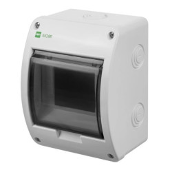 Rozdzielnica modułowa Elegant 1x5 natynkowa IP40 biały/dymny 2401-01