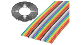 Ds1058-24M28-30.5 Przewód: Wstążkowy 24X28awg 1,27Mm Linka Cu Nieekranowany Pvc